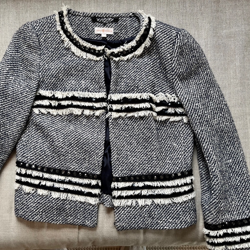 Tori Burch Cropped Blazer - Size 8